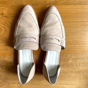Freda Salvador D'orsay Penny Loafers, Nude